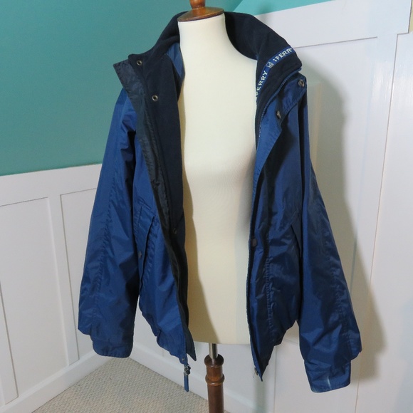 Sperry Top Sider Jacket Full Zip BLUE - Picture 1 of 8